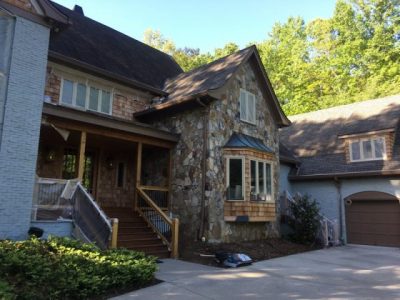 photo from exterior repaint in morningside neighborhood in atlanta ga