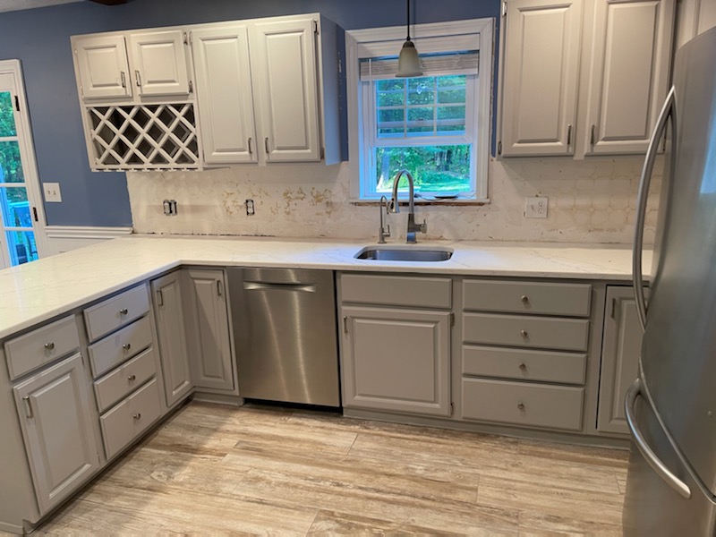 cabinet refinishing after rehoboth ma