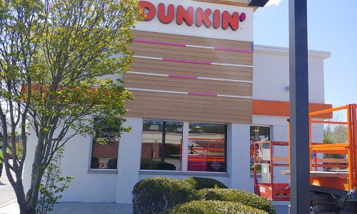 Dunkin' Front Exterior - After