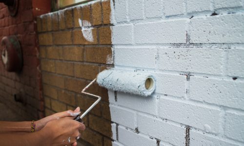 painting brick