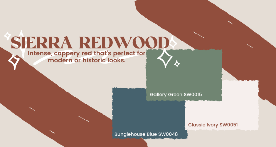 sierra redwood paint swatch graphic