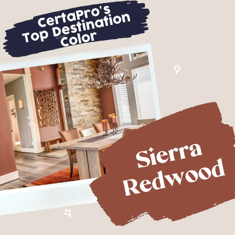 sierra redwood paint color room example