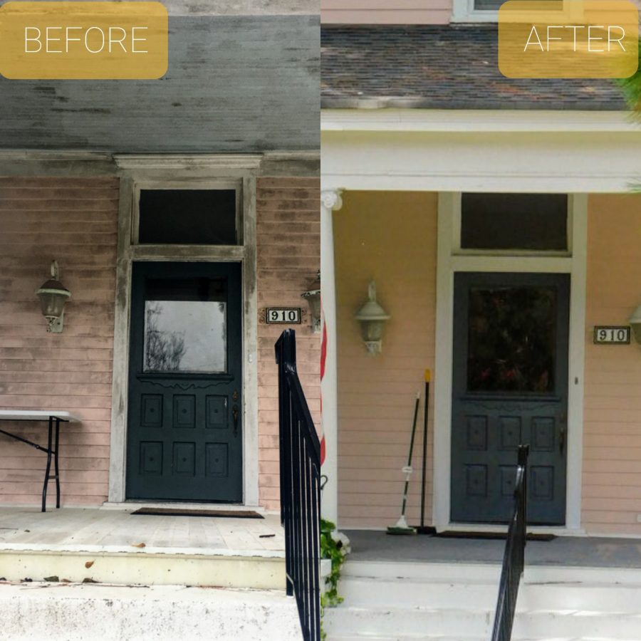 front of house exterior painting before and after Preview Image 10