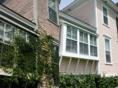 side of house exterior painting before and after