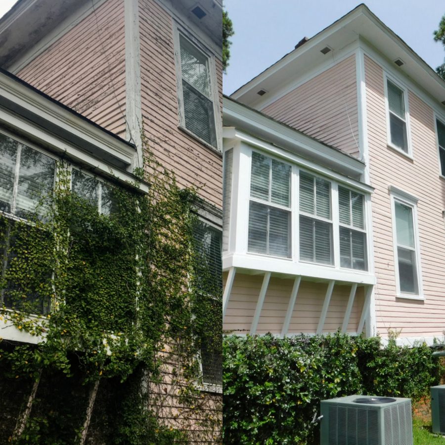 side of house exterior painting before and after Preview Image 6