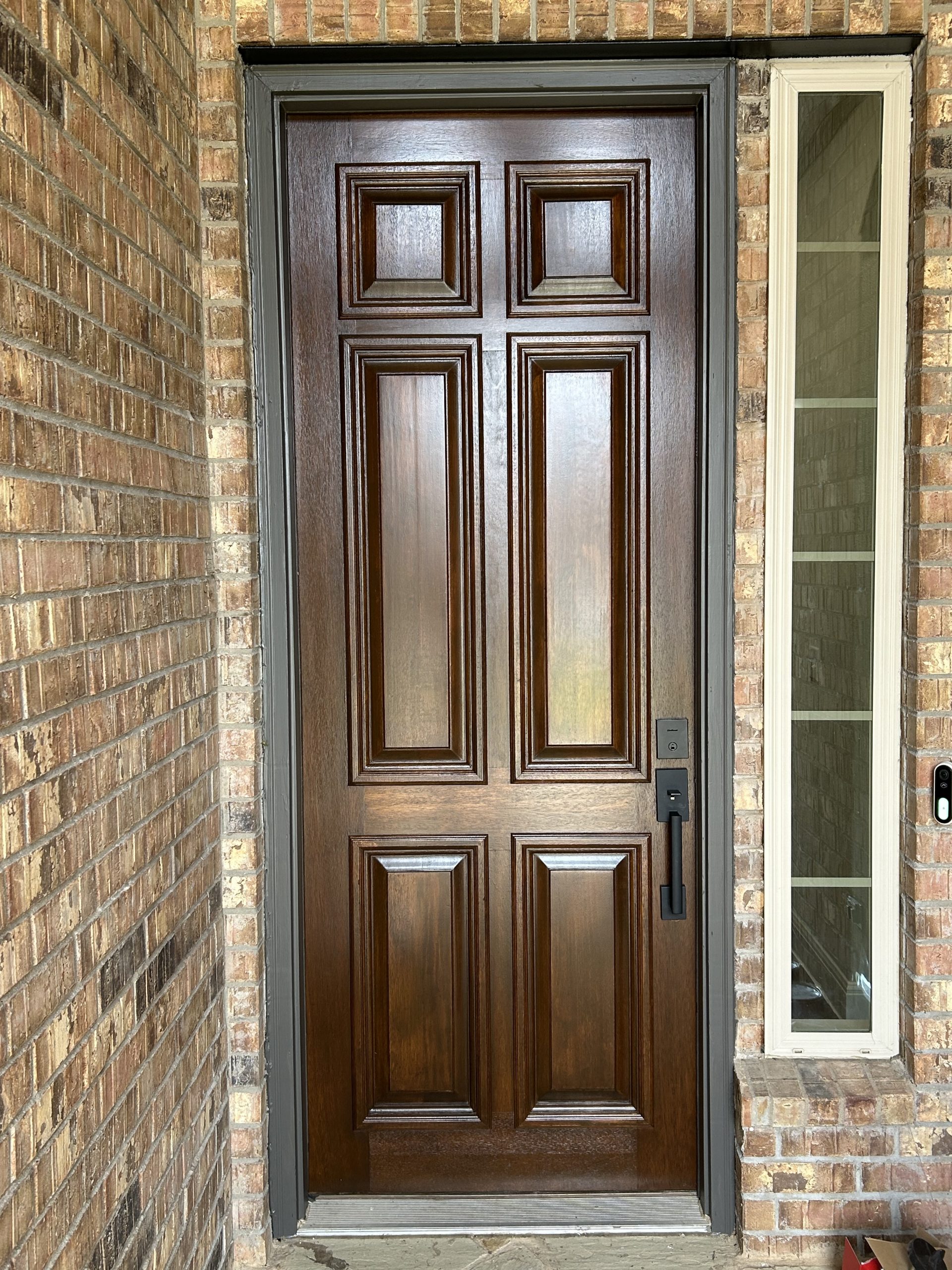 Front Door Refinishing After