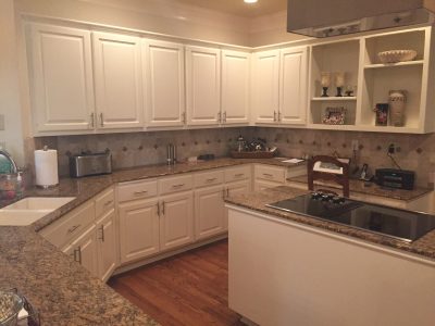 Cabinet painting by CertaPro house painters in Austin, TX