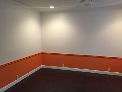 Interior office room painting by CertaPro house painters in Austin, TX