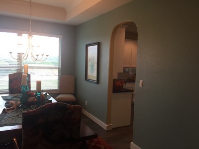 Interior dining room painting by CertaPro house painters in Austin, TX