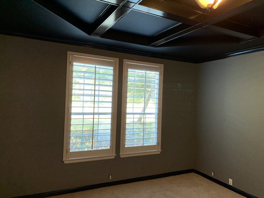 black ceiling and gray walls painted Preview Image 17