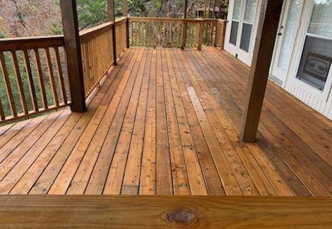 Staining Deck