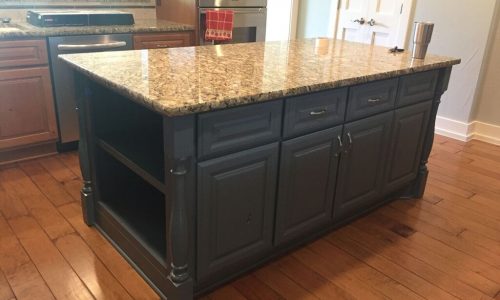 Kitchen Island Painted