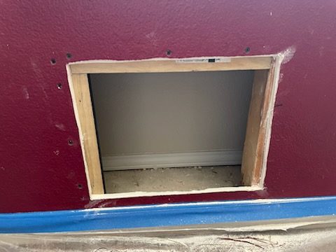 Cutting out the drywall sheet Preview Image 2