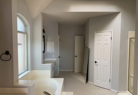 Master Bathroom Repainted
