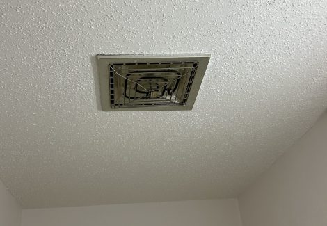 ceiling with popcorn coating