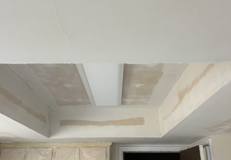 ceiling during renovation