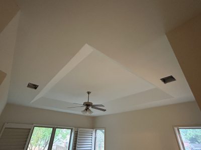 white home interior walls and ceiling