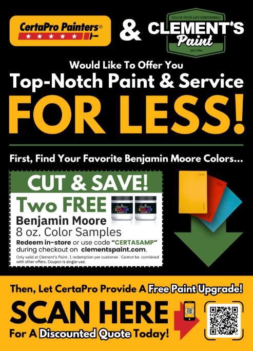 Clement's & CertaPro Collab