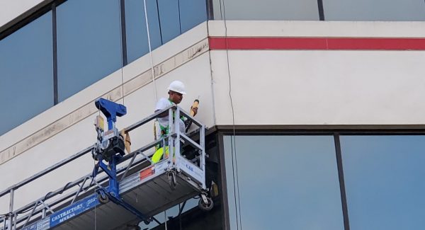 Lift work at Broadway Tit;e