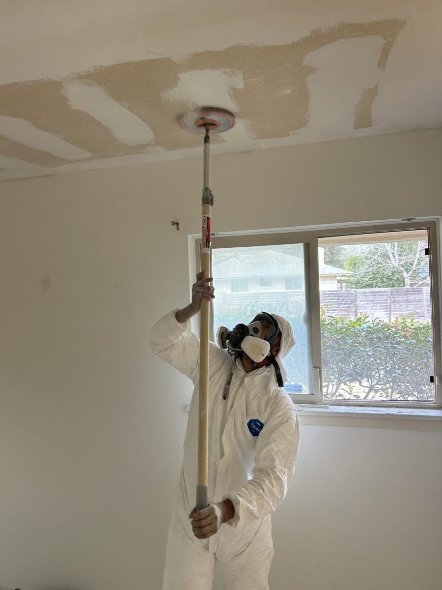 painter during popcorn ceiling removal Preview Image 5