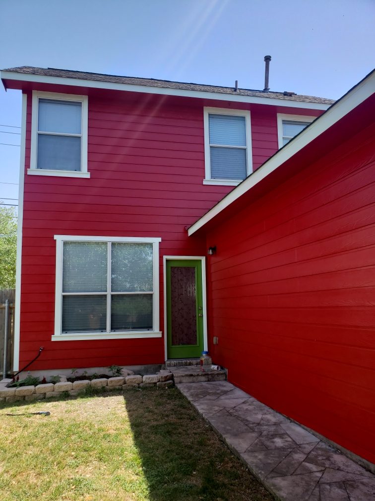 back of the house repaint red Preview Image 3