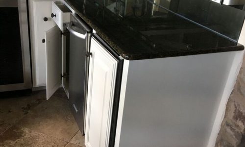 White Painted Kitchen Cabinets