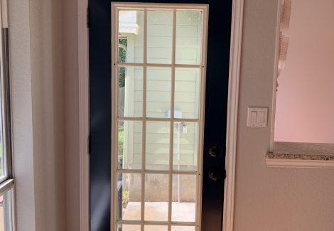 Interior Back Door Painting