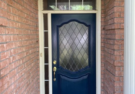 Front Door Repainted
