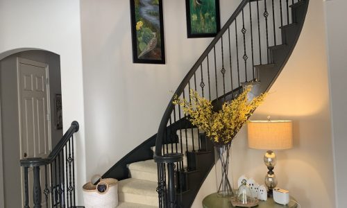 Interior Walls & Stair Banister