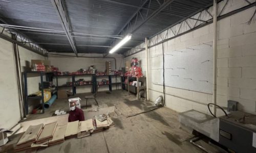 Oil Changer Bay Before Cleanup