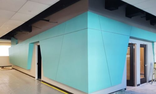 Sky Blue Art Decor Wall