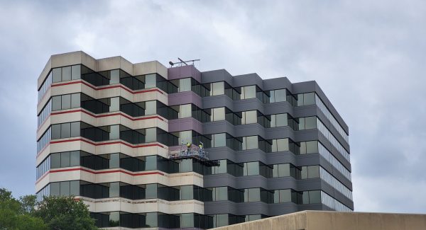 Building exterior before painting