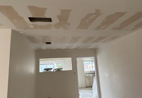 ceiling during renovation