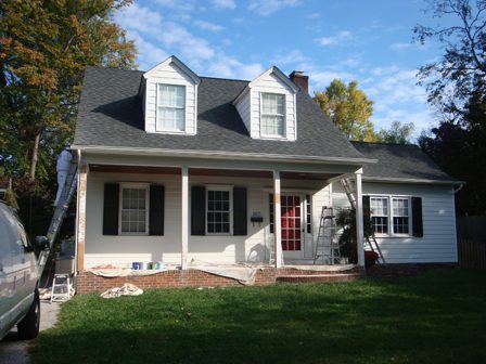 Exterior painting by CertaPro house painters in Towson, MD