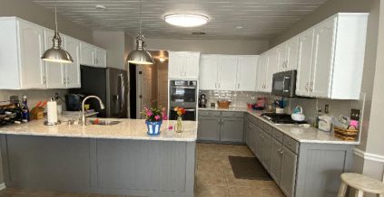 Cabinet Painting Project in Memphis