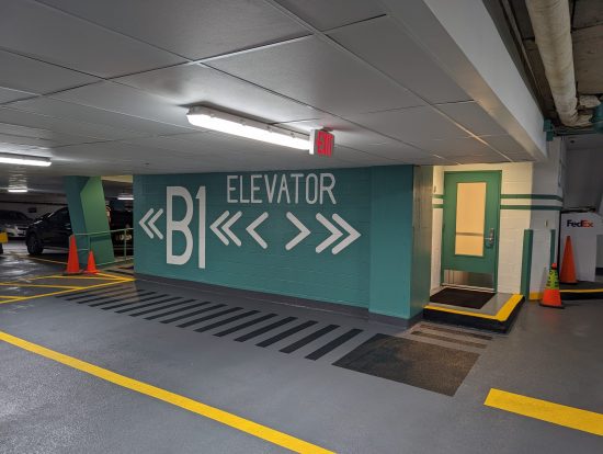 parking lot painting