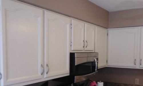Cabinet Painting Project in Belleville, IL