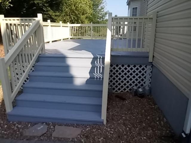 two toned deck painting
