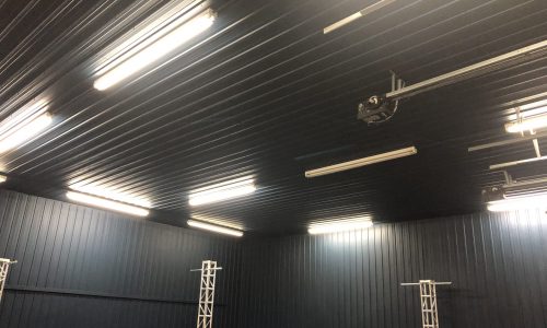 Factory Finished Metal Building in Swansea Ceiling After