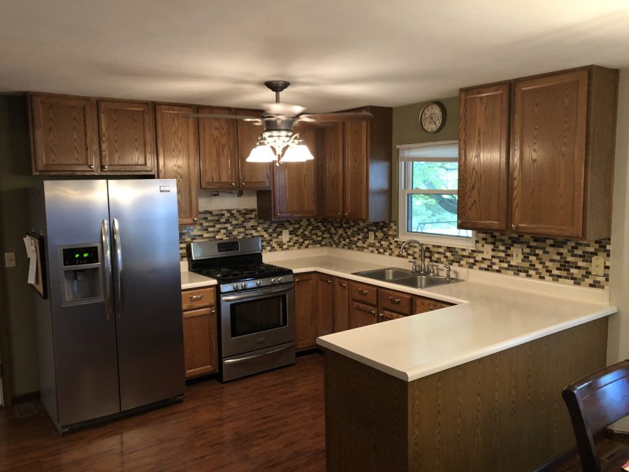 Residential Interior Kitchen Cabinet Painting Project in Belleville Illinois Preview Image 3