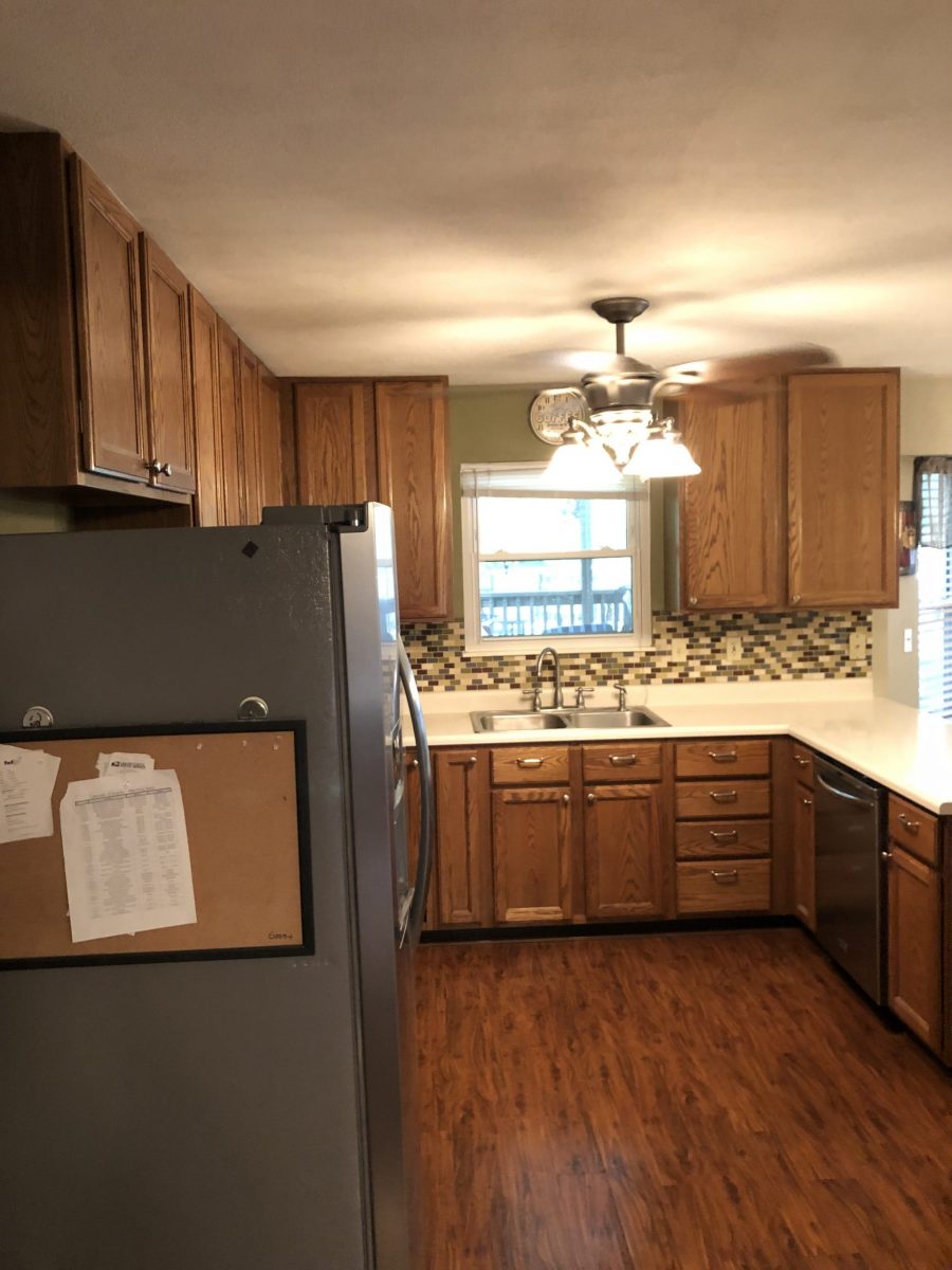 Residential Interior Kitchen Cabinet Painting Project in Belleville Illinois Preview Image 2