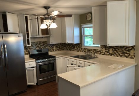 Kitchen Cabinet Painting Project in Belleville, IL