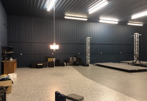 Interior Pole Barn Commercial Painting Project