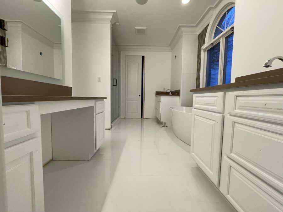 Bathroom Cabinets Painting Belleville