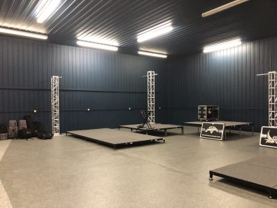 Interior Pole Barn Commercial Painting Project