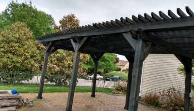Pergola Painting in O’Fallon, IL