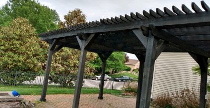Pergola Painting in O’Fallon, IL
