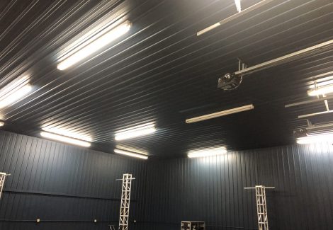 Interior Pole Barn Commercial Painting Project