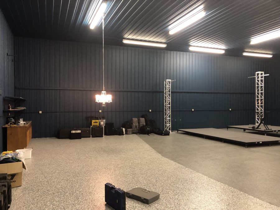 Interior Pole Barn Commercial Painting Project Preview Image 1