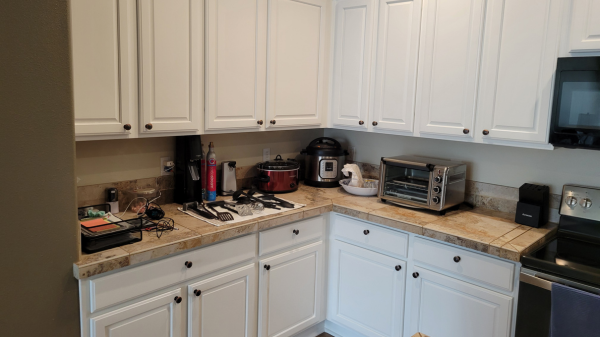 repainted kitchen cabinets in sisters oregon